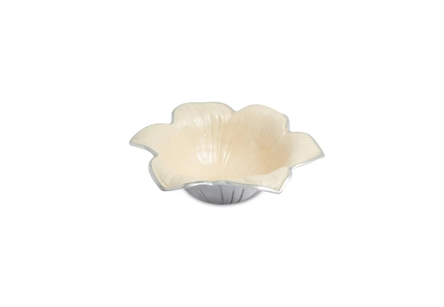 Julia Knight 11-Inch Snow Lily Design Ceramic Bowl