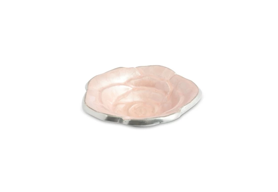 Julia Knight 4" Pink Ice Rose Petite Bowl - Elegant Ceramic Dessert Bowl