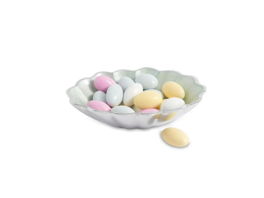 Julia Knight 5-Inch Oval Porcelain Bowl with Peony and Hydrangea Floral Design