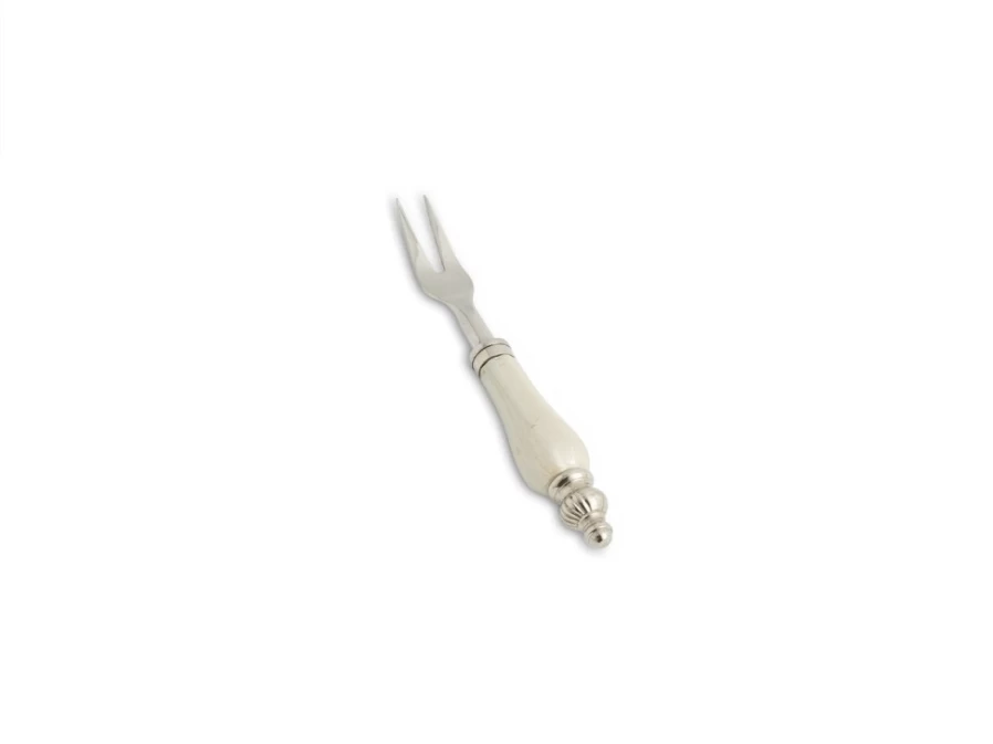 Julia Knight Peony Cocktail Fork Set - Elegant Snow Design for Parties & Events