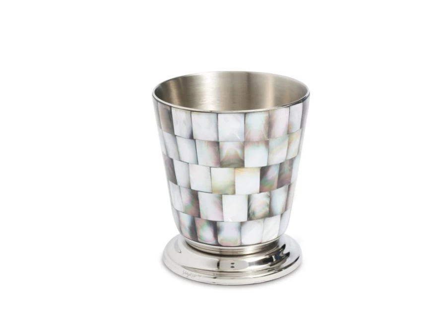Julia Knight Classic 4.5" Tumbler with Genuine Tahitian Pearl - Elegant Drinkware Gift