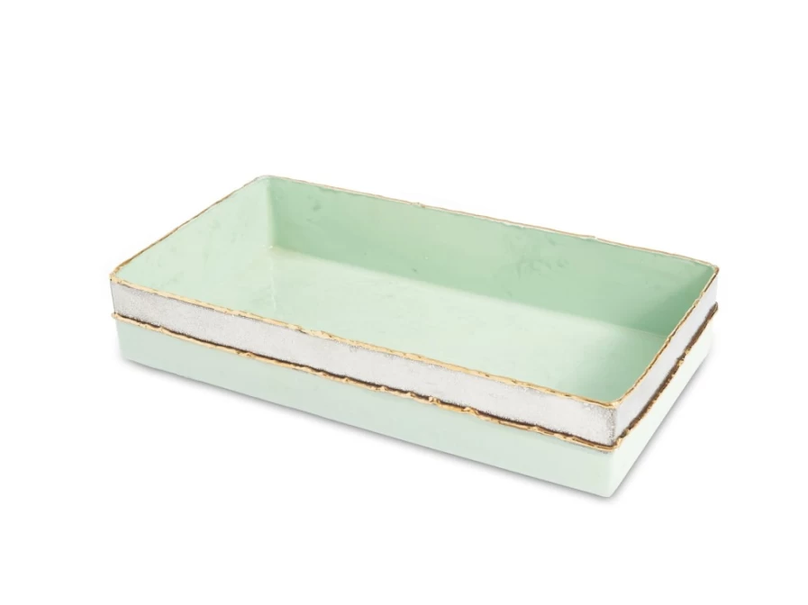 Julia Knight 9" Cascade Guest Towel Tray - Stylish Bathroom Surf Decor