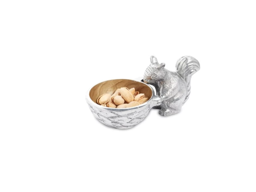 Julia Knight 3-Inch Squirrel Bowl Toffee - Handmade Decorative Candy Dish