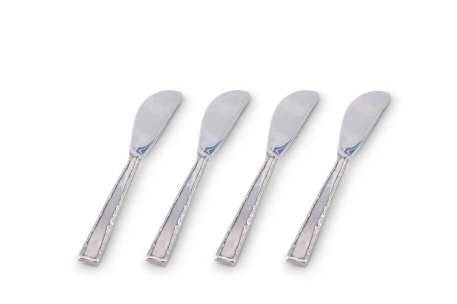 Julia Knight 4-Piece Cascade Spreader Knife Set - Premium Kitchen Tools for Even Spreading