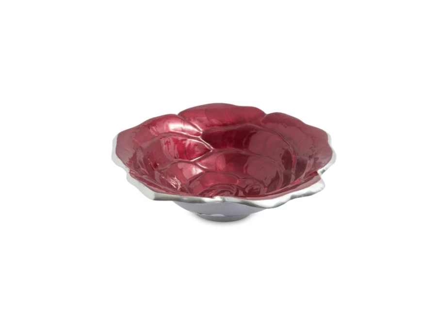 Julia Knight 8-Inch Pomegranate Decorative Rose Bowl for Home Decor