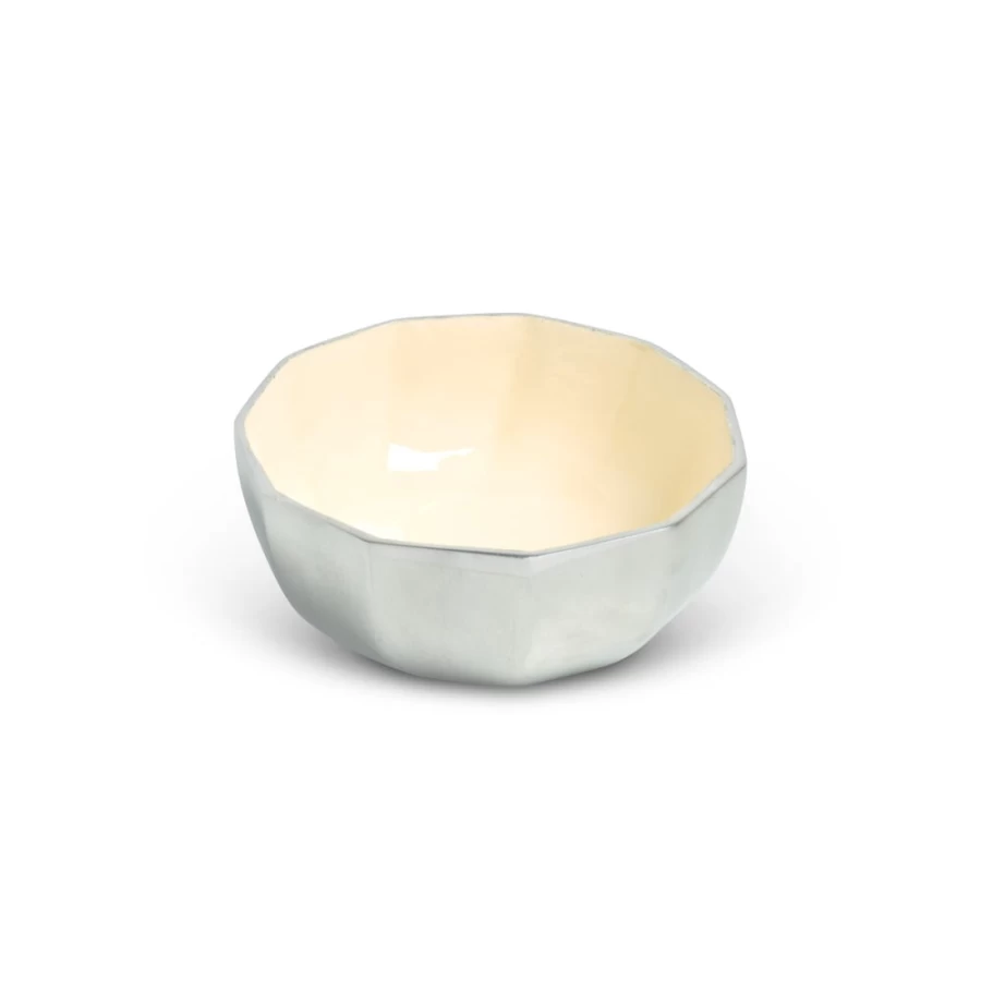 Julia Knight Astra 6-Inch Snow Themed Decorative Bowl for Home & Tabletop Decor