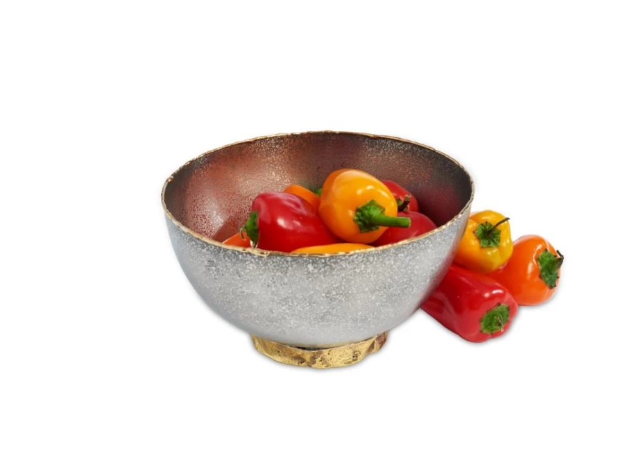 Julia Knight 6-Inch Frosted Glass Bowl - Sierra Collection