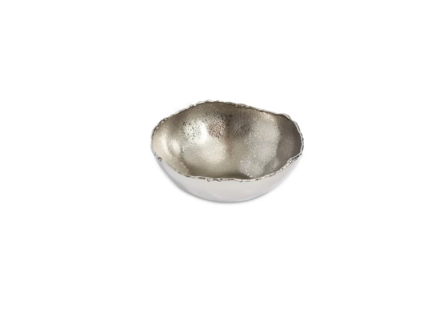 Julia Knight 4-Inch Frosted Glass Cascade Bowl – Elegant Decorative Serving Dish