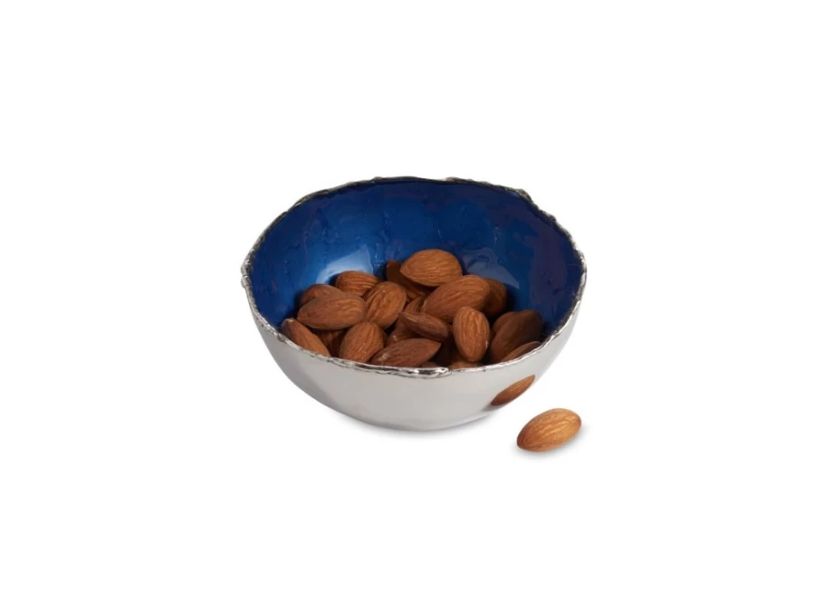Julia Knight 4-Inch Cobalt Blue Cascade Bowl - Handcrafted Ceramic Serving Bowl