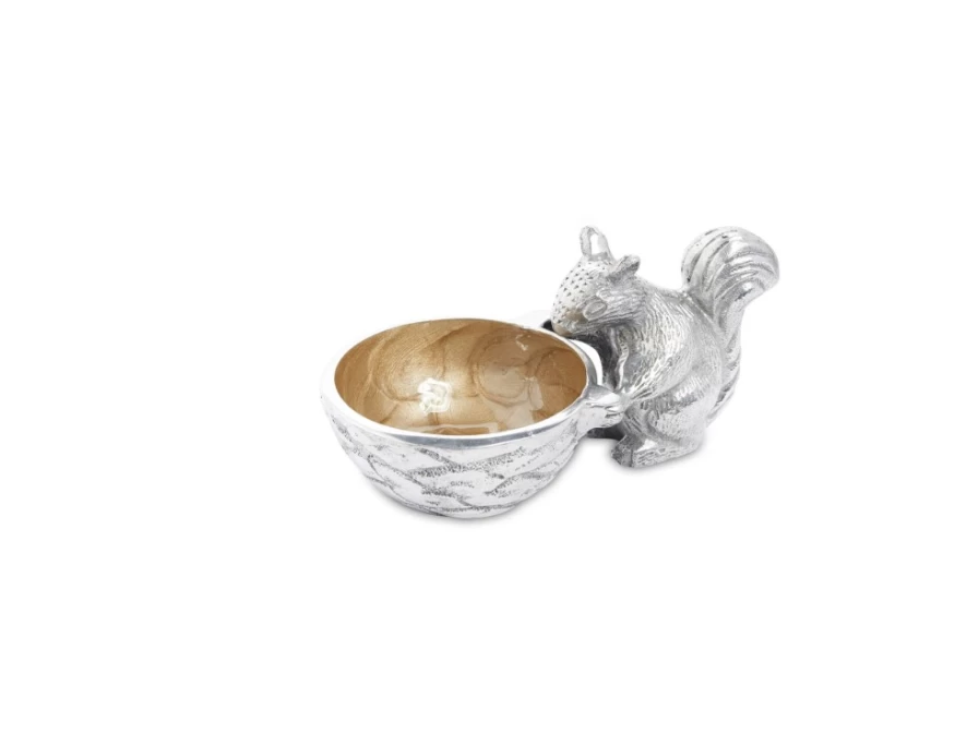 Julia Knight 3-Inch Squirrel Bowl Toffee - Handmade Decorative Candy Dish