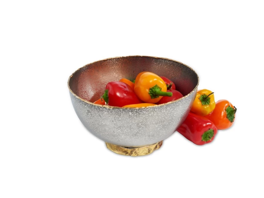 Julia Knight 6-Inch Frosted Glass Bowl - Sierra Collection