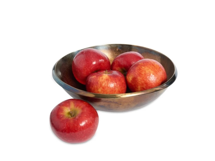 Julia Knight 11-Inch Bronze Eclipse Decorative Bowl for Home Decor