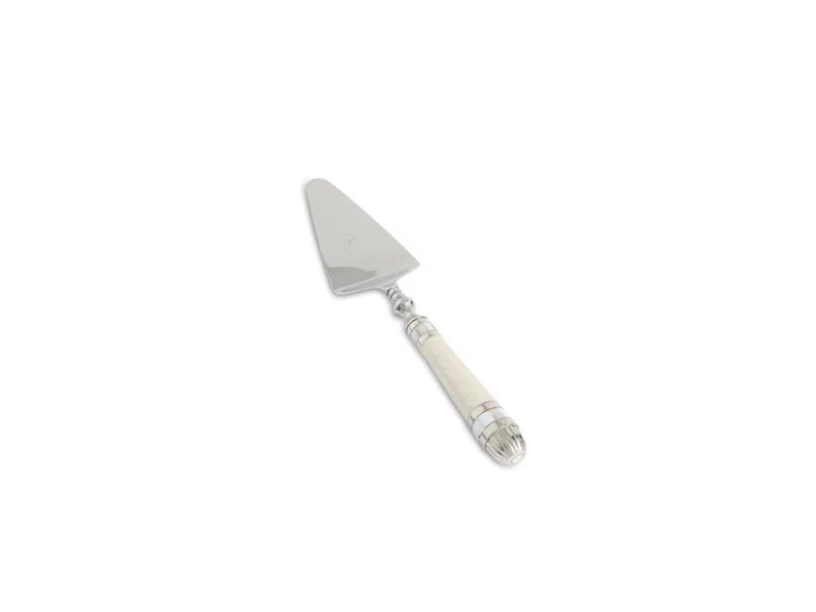 Julia Knight Classic Cake Server with Snow Design - Elegant Dessert Serving Utensil