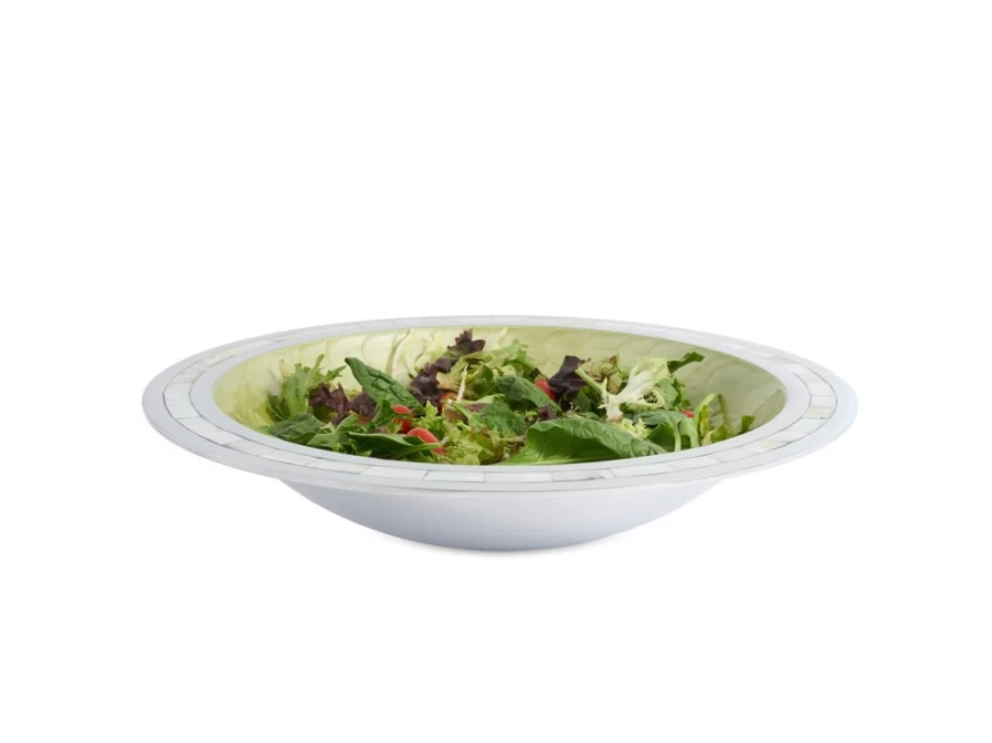 "Julia Knight 15-Inch Classic Round Kiwi Bowl – Premium Quality Serving Dish"