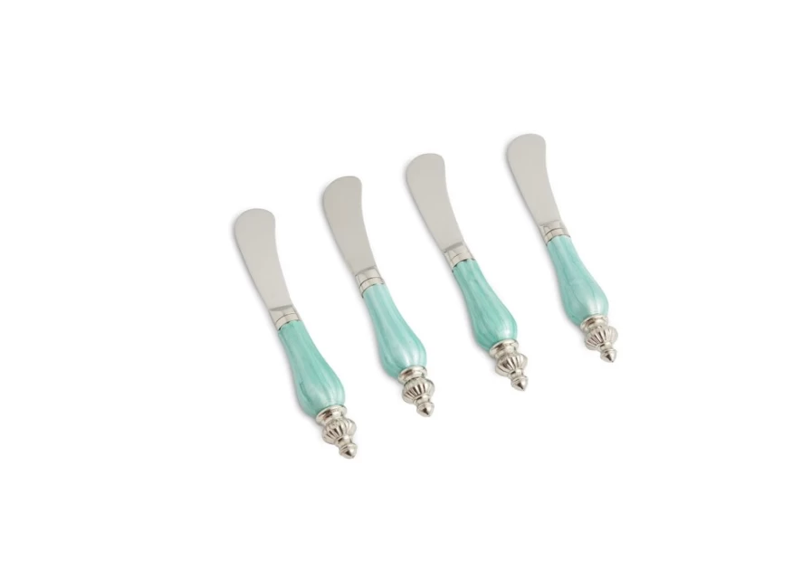 Julia Knight Aqua Peony Spreader Knife - Floral Design & Cake Decorating Tool