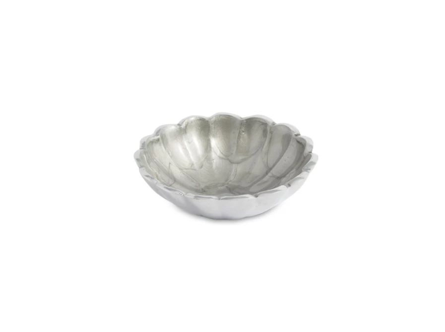 Julia Knight 4" Platinum Petite Bowl - Elegant Peony Design for Fine Dining