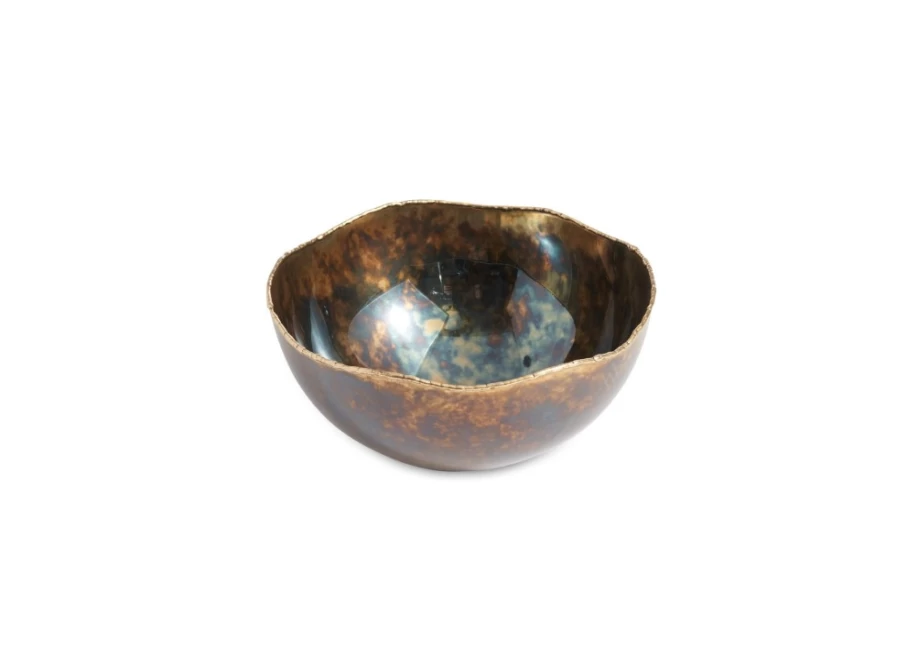 Julia Knight 6-Inch Rainbow Bronze Cascade Decorative Bowl