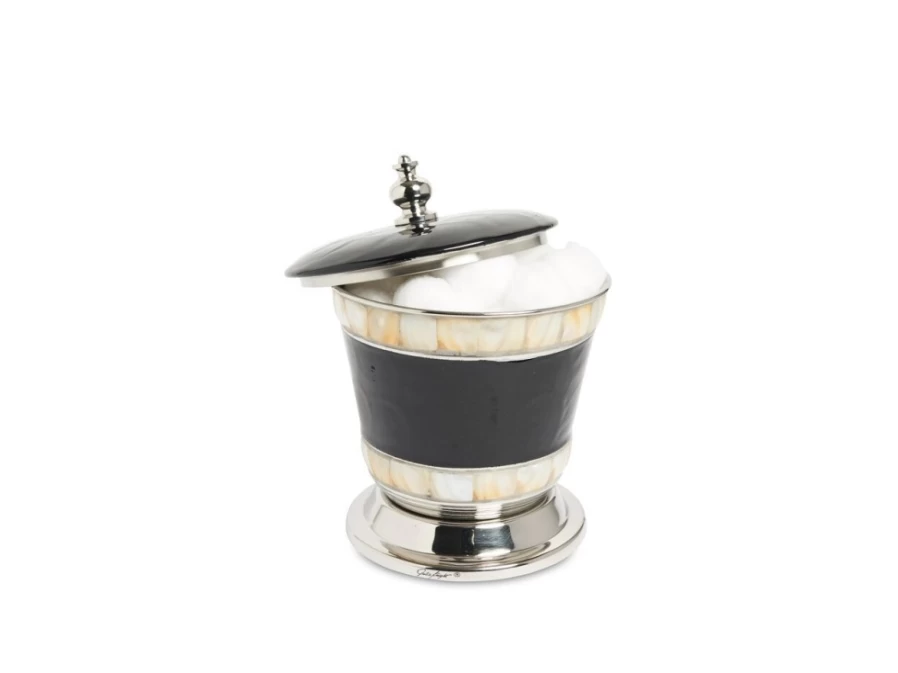 Julia Knight 5.5" Classic Caviar Canister with Lid - Elegant Storage Jar
