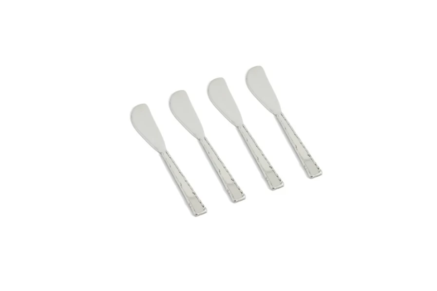 Julia Knight 4-Piece Cascade Spreader Knife Set - Premium Kitchen Tools for Even Spreading