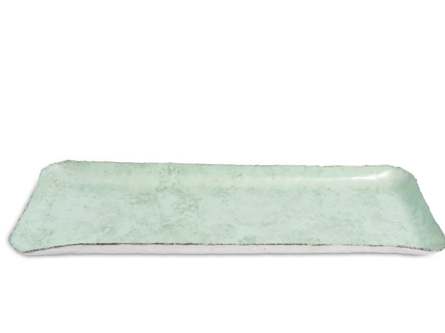 Julia Knight 17-Inch Rectangle Cascade Serving Tray for Surf Decor