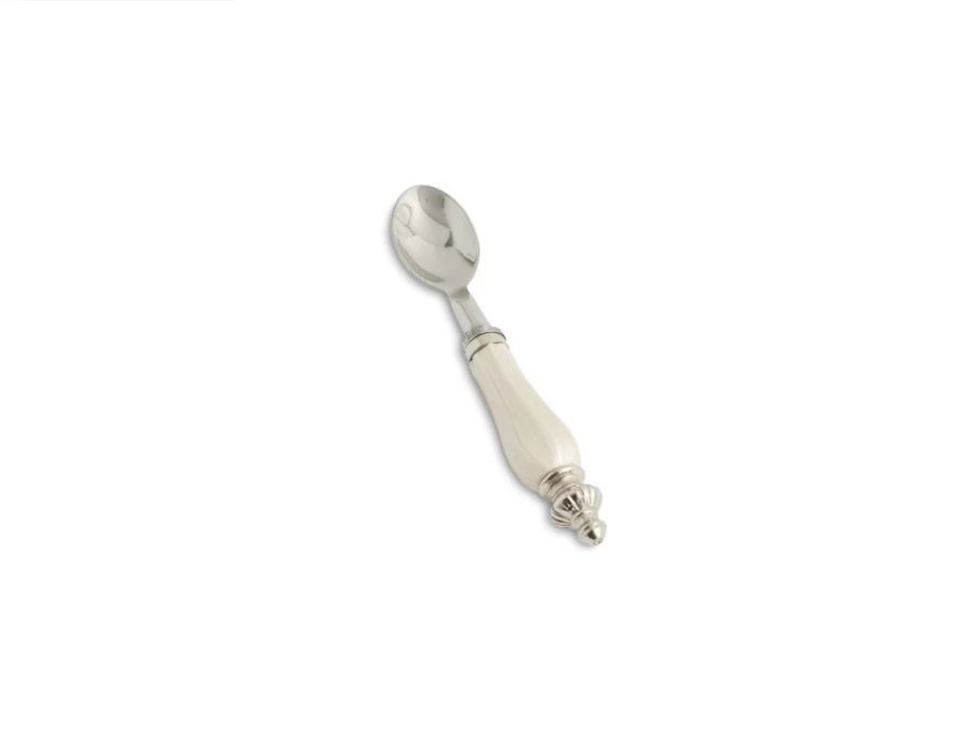Julia Knight Peony Cocktail Spoon Snow - Elegant Floral Design Barware for Cocktail Enthusiasts