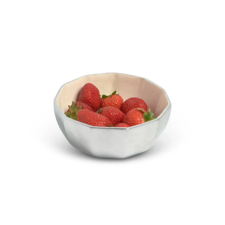 Julia Knight Astra 6-Inch Snow Themed Decorative Bowl for Home & Tabletop Decor
