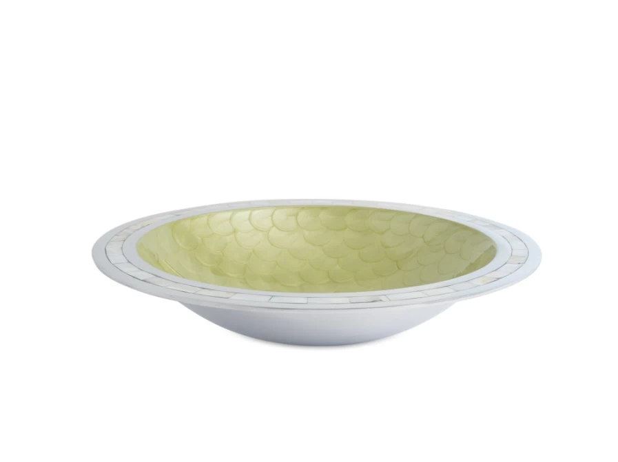 "Julia Knight 15-Inch Classic Round Kiwi Bowl – Premium Quality Serving Dish"