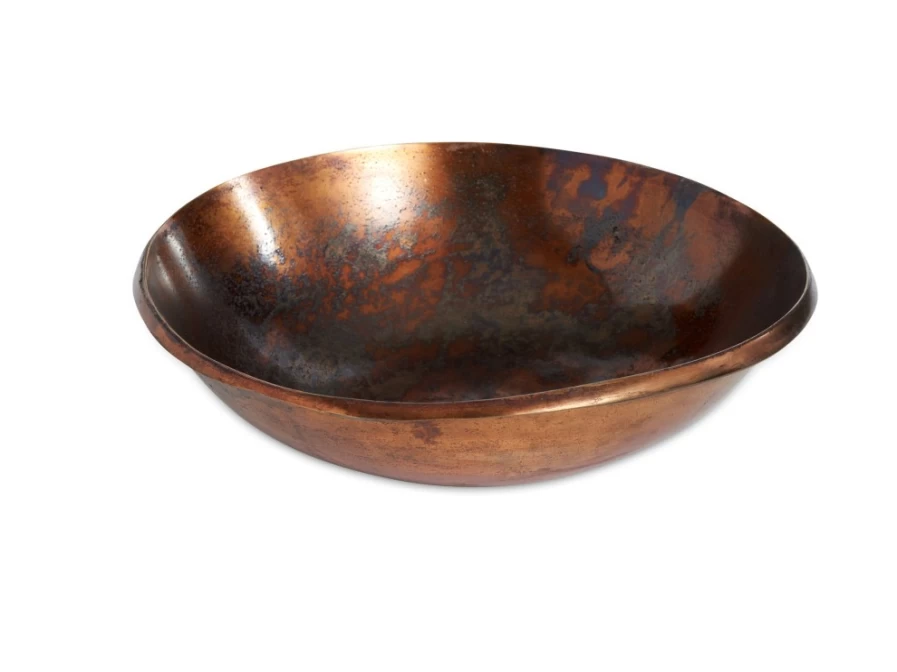 Julia Knight 13-Inch Bronze Eclipse Bowl - Handcrafted Decorative Serving Bowl