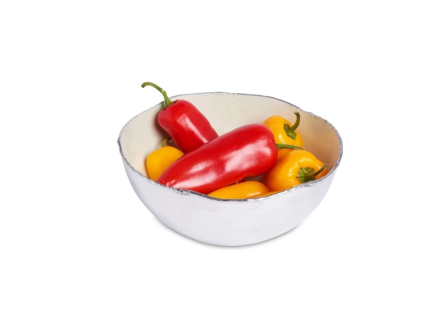 Julia Knight 6-Inch Cascade Cloud Design Ceramic Bowl - Handcrafted Decorative Serving Dish