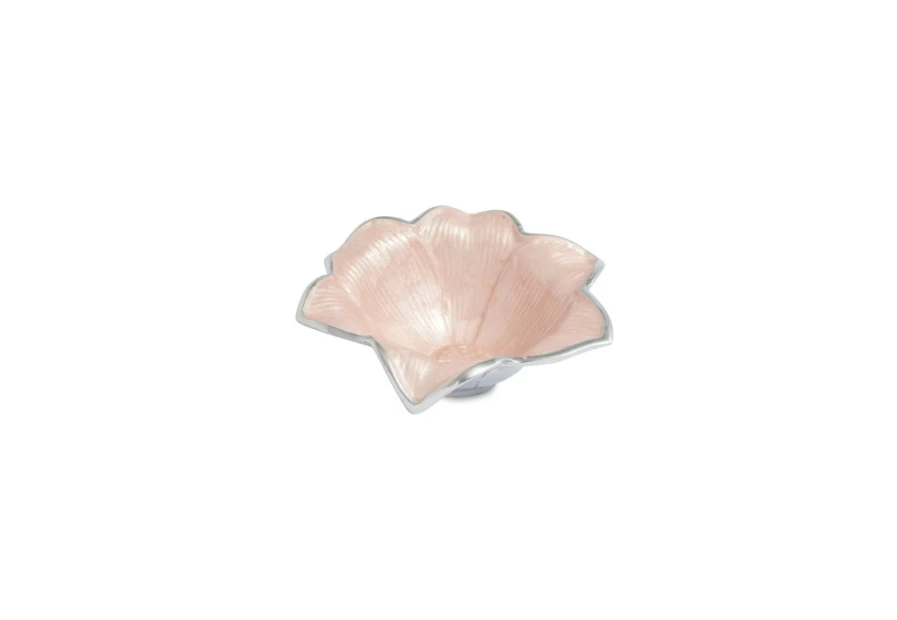 Julia Knight 8-Inch Pink Ice Lily Design Decorative Bowl