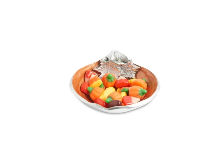 Julia Knight 5-Inch Pumpkin Spice Bowl – Fall-Themed Decorative Serving Dish