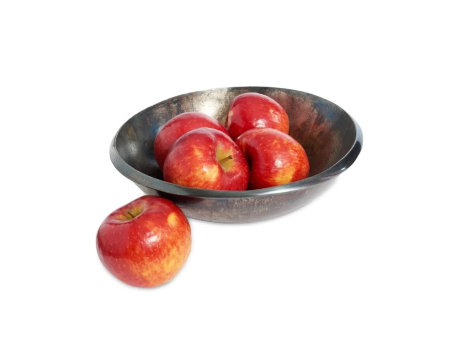 Julia Knight 11-Inch Steel Blue Eclipse Bowl – Handcrafted Ceramic Serving Dish