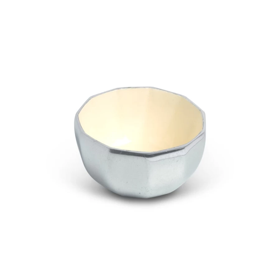Julia Knight Astra 4-Inch Snow Themed Decorative Bowl for Home Decor