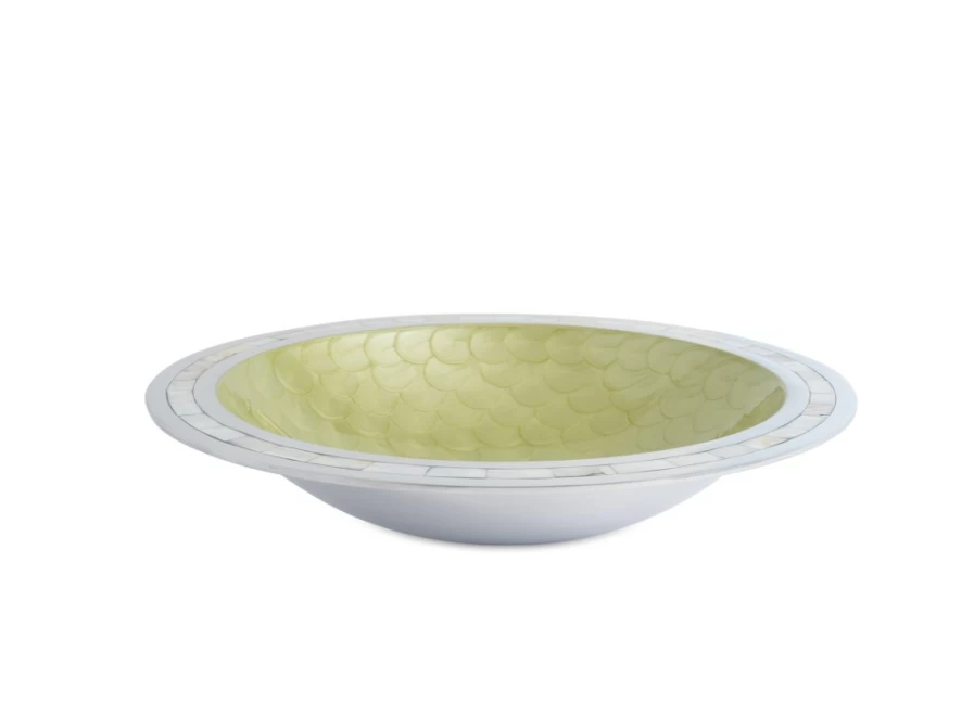 Julia Knight 15-Inch Classic Round Kiwi Design Serving Bowl