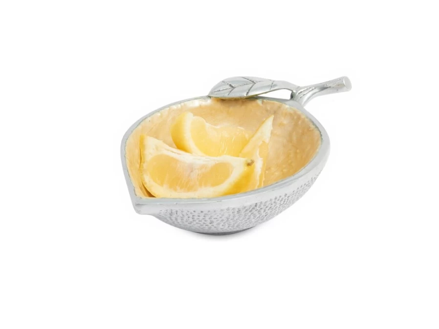 Julia Knight 6-Inch Citrus Bowl - Lemon Ice Design, Decorative Serving Bowl for Fruits & Desserts