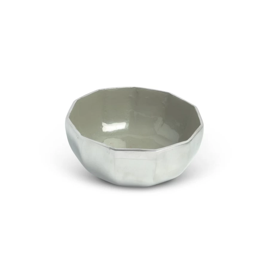 Julia Knight Astra 6-Inch Platinum Bowl - Elegant Dining & Serving Dish