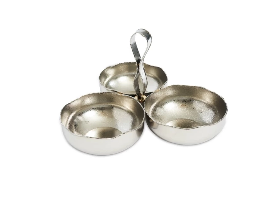 Julia Knight 3-Tier Frosted Glass Serving Tray - Cascade Design for Elegant Entertaining