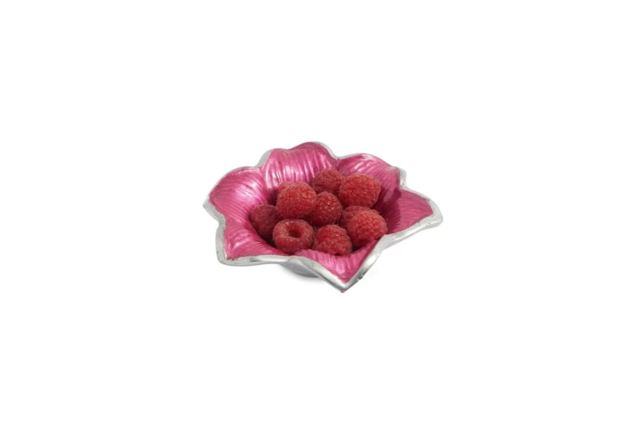 Julia Knight 4-Inch Lily Bowl - Raspberry Red Decorative Serving Dish