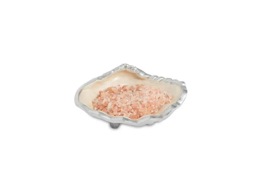 Julia Knight 5" Tahitian Clam Petite Snow Bowl - Handcrafted Decorative Seashell Bowl for Home Decor