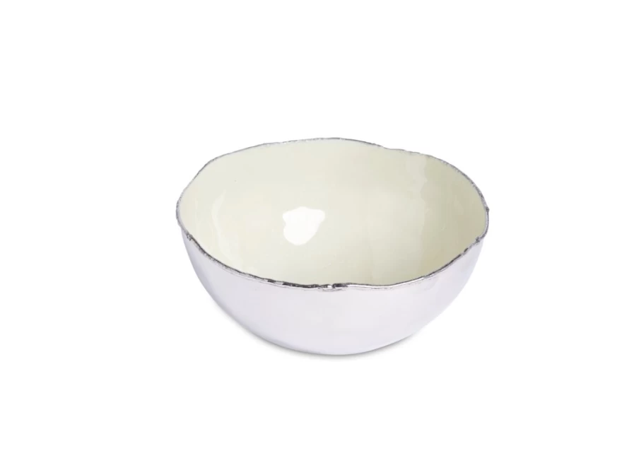 Julia Knight 6-Inch Cascade Cloud Design Ceramic Bowl - Handcrafted Decorative Serving Dish