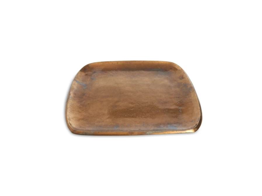 Julia Knight 12-Inch Stackable Bronze Square Tray - Eclipse Design