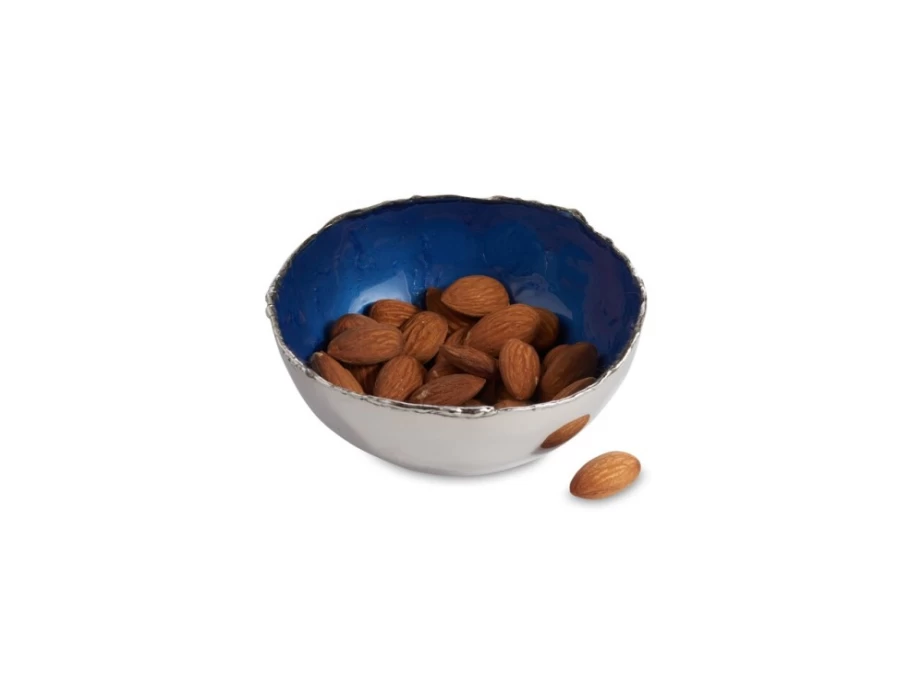 Julia Knight 4-Inch Cobalt Blue Cascade Bowl - Handcrafted Ceramic Serving Bowl