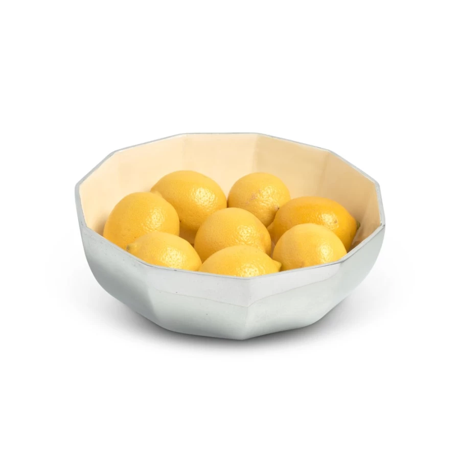 Julia Knight Astra 10-Inch Snow Bowl - Elegant Ceramic Serving Bowl for Winter Decor & Dining