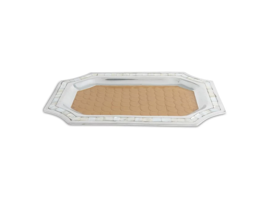 "Julia Knight Classic 16-Inch Octagonal Tray Toffee – Handcrafted Gourmet Candy"