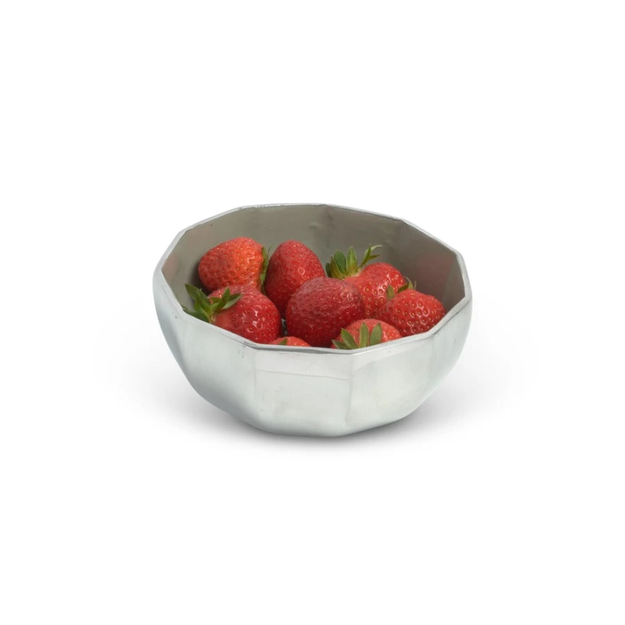 Julia Knight Astra 6-Inch Platinum Bowl - Elegant Dining & Serving Dish