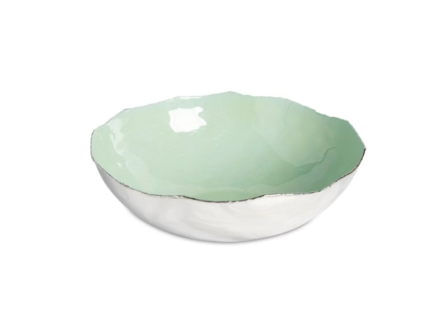 Julia Knight 10 Inch Shallow Surf Bowl for Dining and Decor