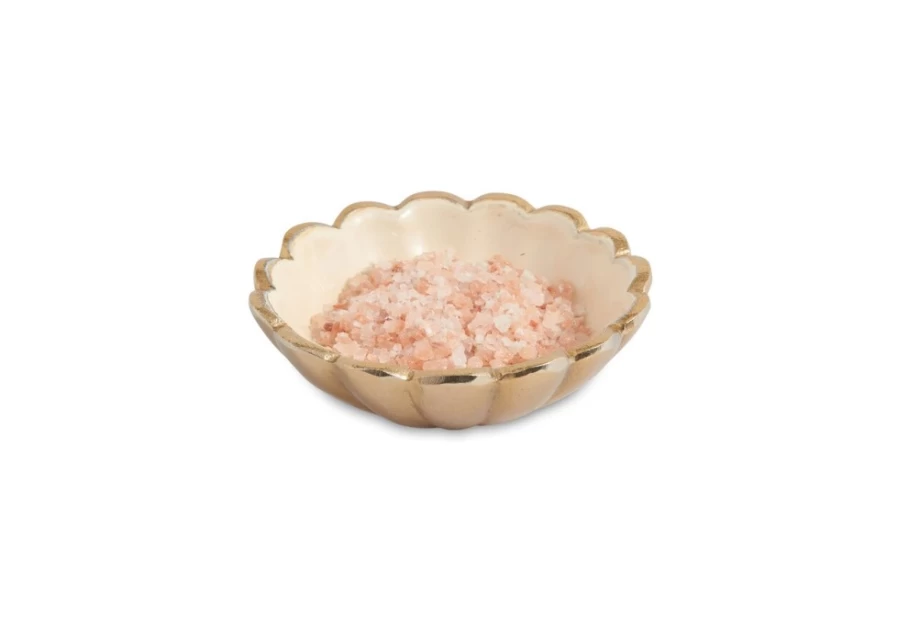 Julia Knight 4-Inch Petite Gold Snow Peony Decorative Bowl