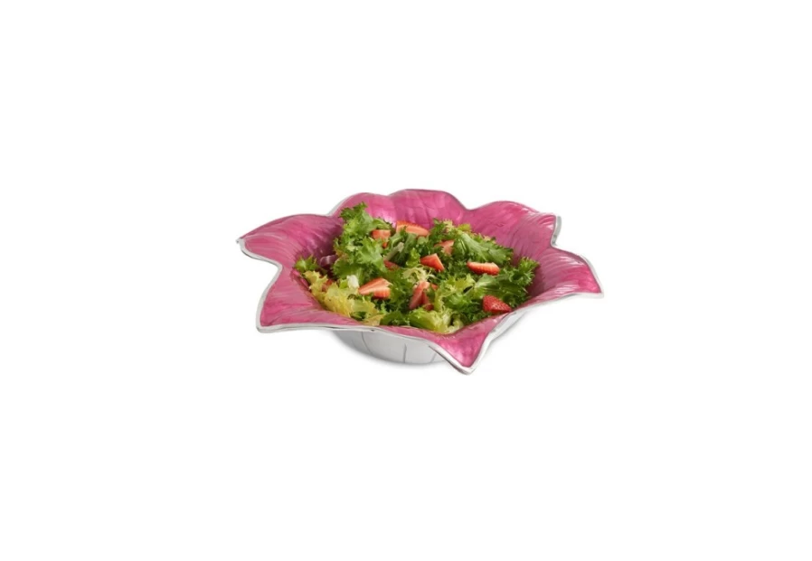 Julia Knight 15-Inch Decorative Bowl with Raspberry Design - Elegant Serving Dish for Home Decor