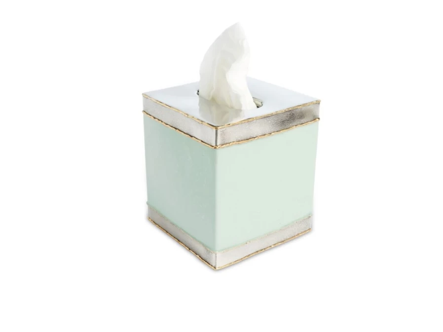 Julia Knight 5" Decorative Tissue Box Cover with Surf Design for Coastal Home Decor