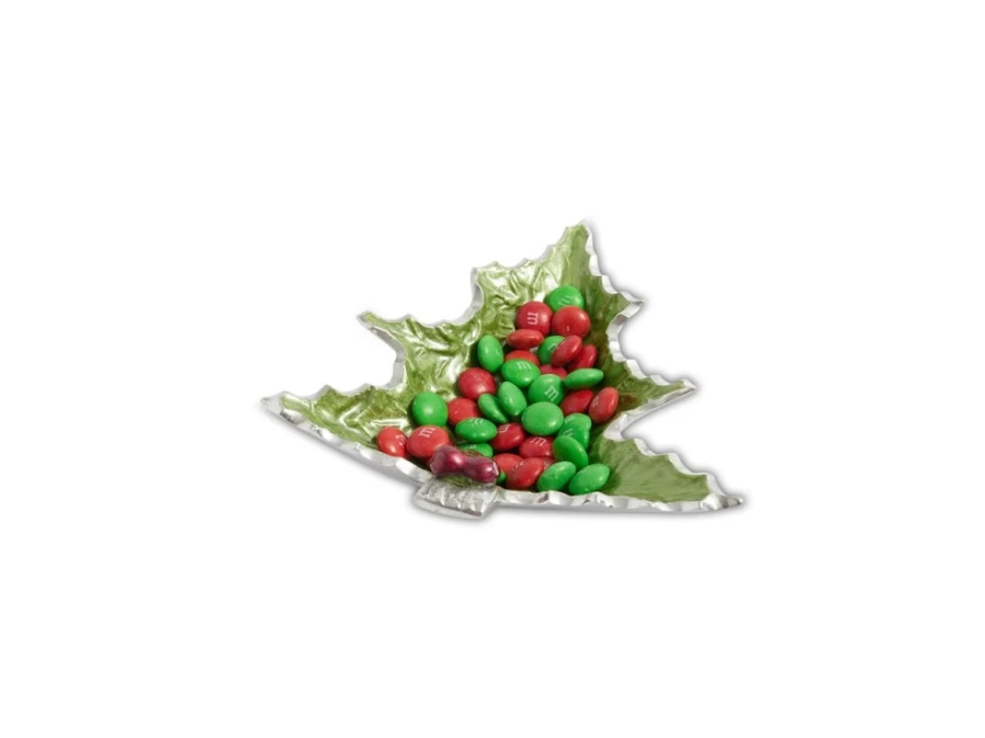 Julia Knight 6.25" Small Decorative Tree Bowl for Mojito - Holly Sprig Design